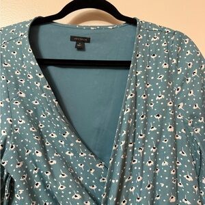 Ann Taylor Blue flower Dress